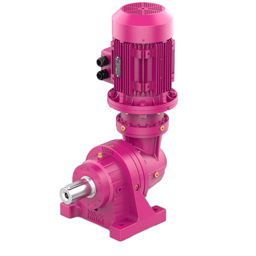 R.K Series Bevel-Input Planetary Gear Unit (Foot Mount)